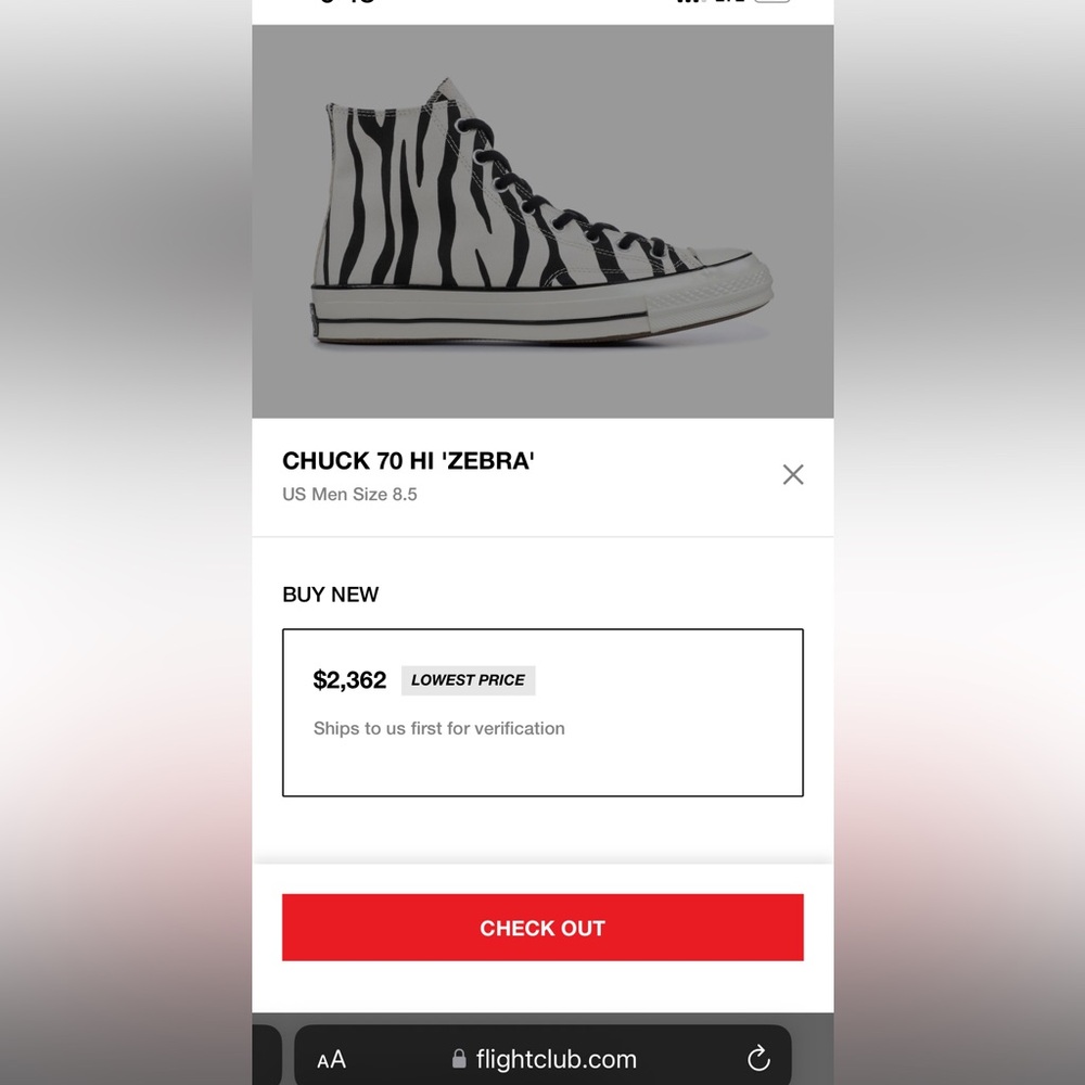 🤯-Rare Converse All Star, Chuck Taylor Zebra Print-🦓

Half-Full Size 8.5/9/9.5